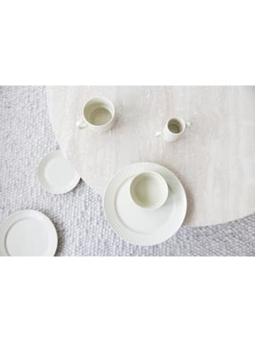 Sagaform 4-delige set: ontbijtborden ''Coffee & More'' crème - Ø 20 cm