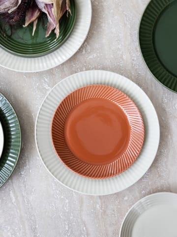 Sagaform 6er-Set: Frühstücksteller ''Coffee & More'' in Orange - Ø 20 cm