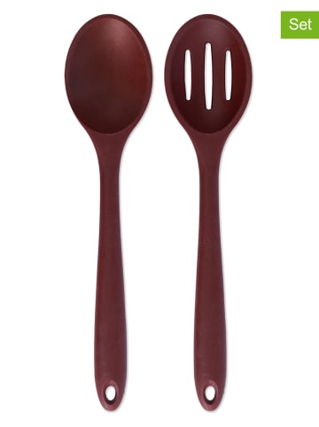 Sagaform 2-częściowy zestaw przyborów kuchennych "Daniel" w kolorze czerwonym
