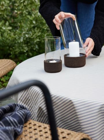 Sagaform Windlicht "Dante'' zwart - (H)24 x Ø 12 cm