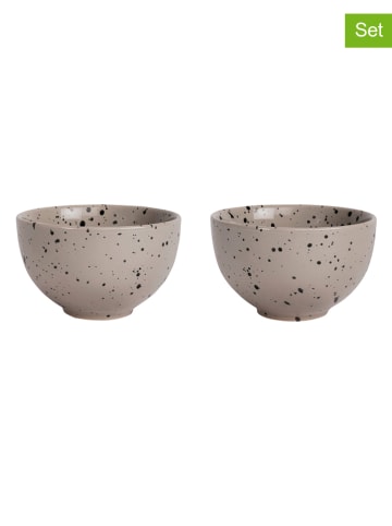 Sagaform 2er-Set: Servierschalen in Grau - Ø 12 cm