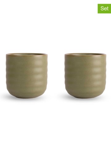 Sagaform 2-delige set: bekers "Ellen" groen - 180 ml