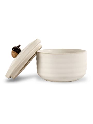 Sagaform Vorratsdose "Ellen" in Creme - (H)7,5 x Ø 13,5 cm