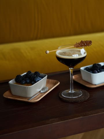 Sagaform 2er-Set: Mini-Ofenformen ''Flora'' in Beige - (B)12,5 x (H)4,5 x (T)9 cm