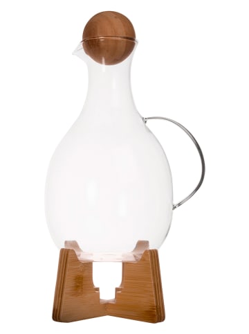 Sagaform Karafka "Nature" w kolorze brązowym do wina - 1,8 l