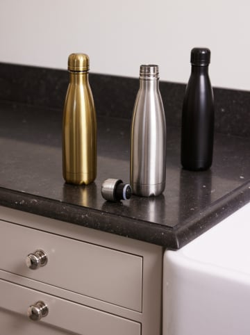 Sagaform Edelstahl-Trinkflasche ''Olle'' in Gold - 500 ml