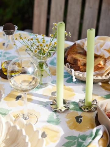 Sagaform 2er-Set: Kerzenhalter ''Signe'' in Silber - (H)1 x Ø 6 cm