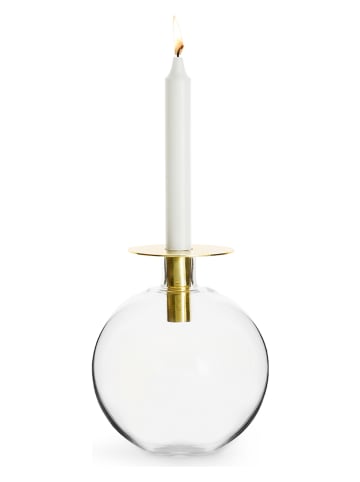 Sagaform Kerzenständer in Gold - (H)18 x Ø 15 cm