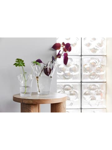 Sagaform Vaas "Viva" transparant - (B)12,5 x (H)14,5 cm