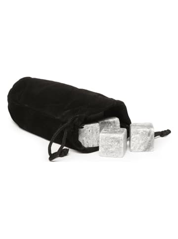 Sagaform Kamienie w kolorze szarym do whiskey - 2 x 2 cm