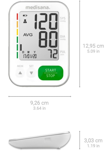 Medisana Bloeddrukmeter "BU 565" wit