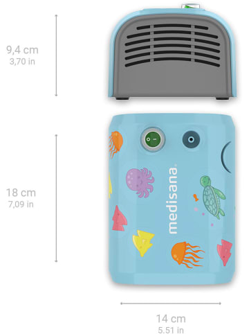 Medisana Inhalator "IN 155" lichtblauw