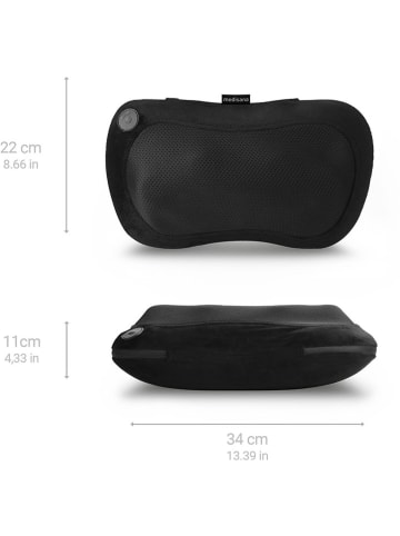 Medisana Poduszka "MC 200" w kolorze czarnym do masażu