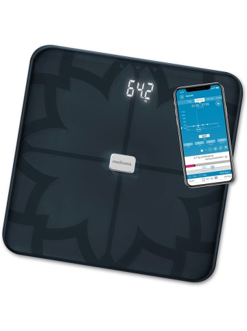 Medisana Lichaamsanalyseweegschaal "BS 450 connect" zwart