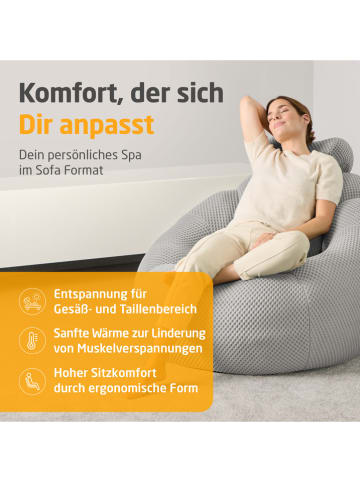 Medisana Massagesofa "RS 100 Bubble" grijs