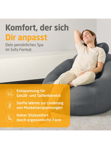Medisana Massagesofa "RS 150 Bubble" in Anthrazit