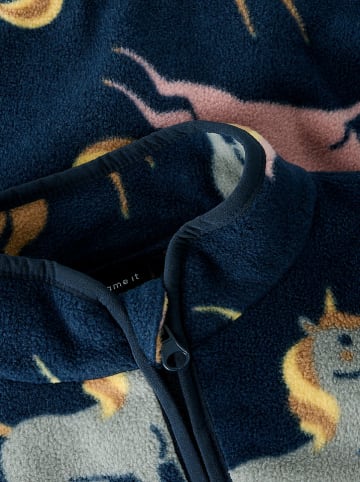 name it Fleece vest donkerblauw