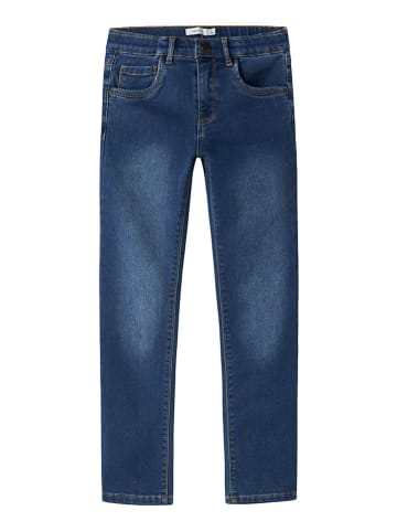 name it Spijkerbroek "Salli" donkerblauw