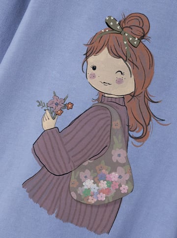 name it Longsleeve "Otrea" in Blau/ Braun/ Lila