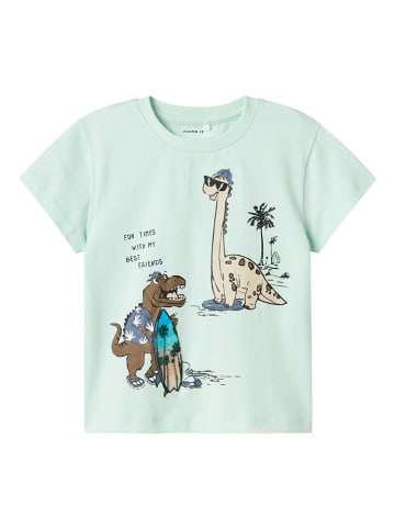 name it Shirt "Jacques" mintgroen