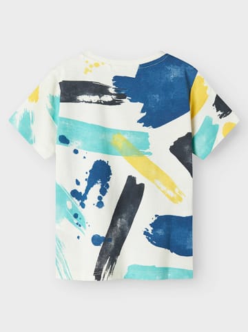 name it 2-delige set: shirts meerkleurig/wit