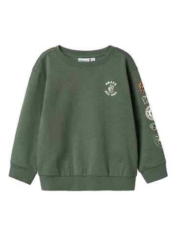 name it Sweatshirt "Olaf" in Grün