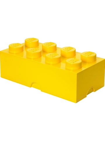 LEGO Opbergbox "Brick 8" geel - (B)50 x (H)18 x (D)25 cm