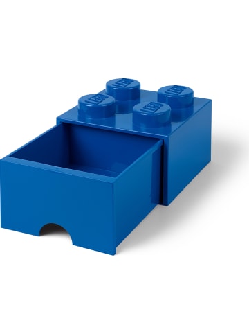 LEGO Pojemnik "Brick 4" w kolorze granatowym z szufladami - 25 x 18 x 25 cm