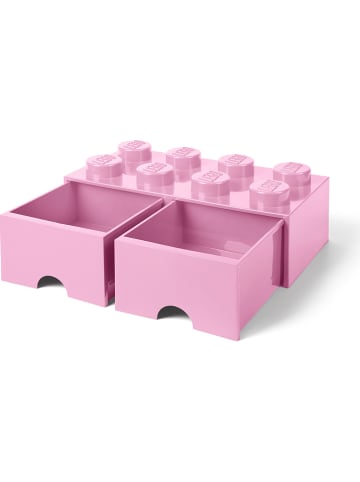 LEGO Schubladenbox "Brick 8" in Rosa - (B)50 x (H)18 x (T)25 cm