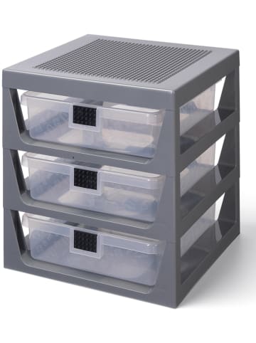 LEGO Regal in Grau - (B)34,6 x (H)32,6 x (T)37,9 cm