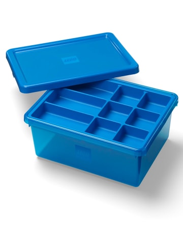 LEGO Aufbewahrungsbox "Sort & Store Medium" in Blau - (B)15 x (H)6 x (T)12 cm