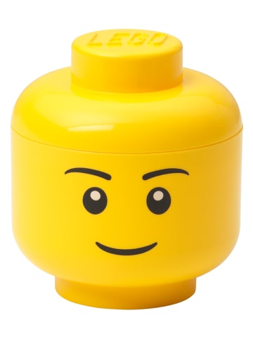 LEGO 4er-Set: Aufbewahrungsboxen "Head Mini" in Gelb