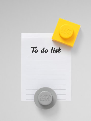 LEGO Magnesy (2 szt.) "Iconic" w kolorze żółtym