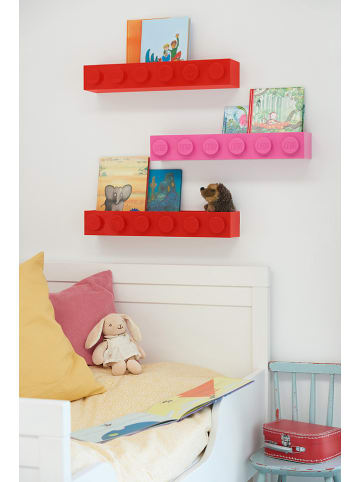 LEGO Wandmeubel rood - (B)48 x (H)12 x (D)8 cm