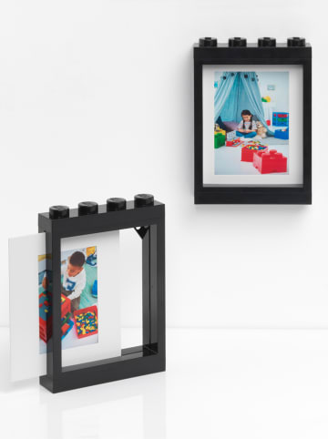 LEGO Bilderrahmen in Schwarz - (B)19,1 x (H)28,8 x (T)4,7 cm