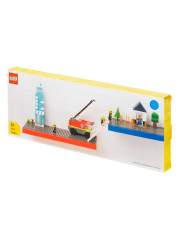 LEGO Regał ścienny w kolorze czerwonym - 38,5 x 2,5 x 15 cm