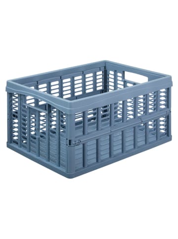 NHG Kiste in Blau - (B)48 x (H)23,7 x (T)35 cm