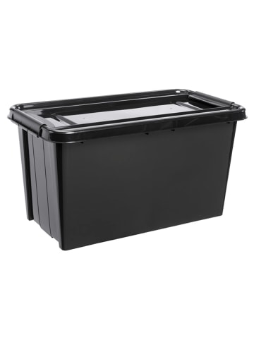Plast Team Opbergbox zwart - (B)39,5 x (H)39 x (D)72,5 cm