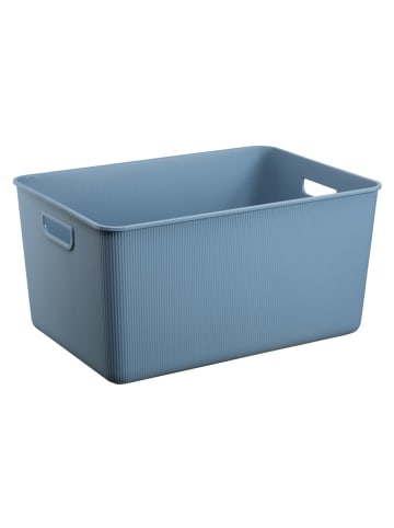 NHG Aufbewahrungskorb in Blau - (B)52,5 x (H)26,7 x (T)36,5 cm