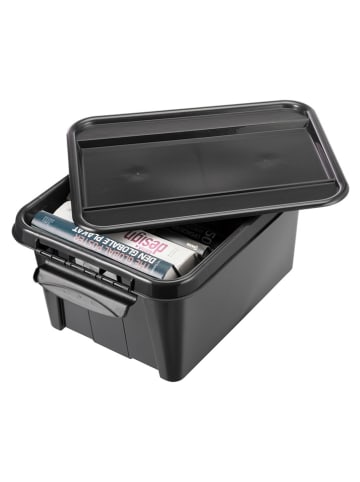 Plast Team Aufbewahrungsdose in Schwarz - (B)39 x (H)25,8 x (T)51 cm