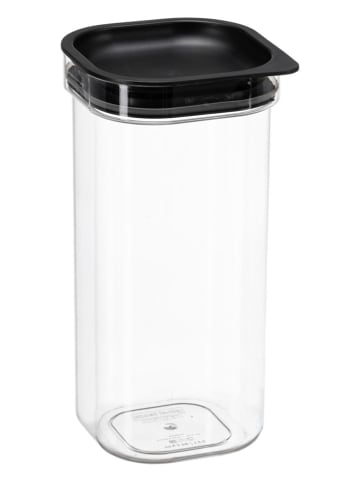 Plast Team Voorraadpot zwart - (B)13,5 x (H)25,3 x (D)13,5 cm