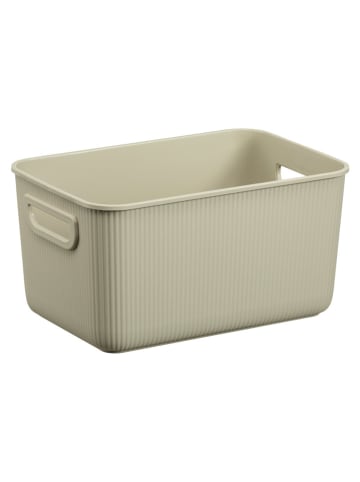 NHG Kosz w kolorze beżowym - 25,6 x 13,6 x 17,3 cm