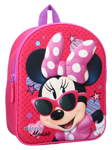 MINNIE MOUSE Rucksack "3D Minnie Mouse Friends Around Town" in Pink - (L)26 x (H)32 x (T)11 cm