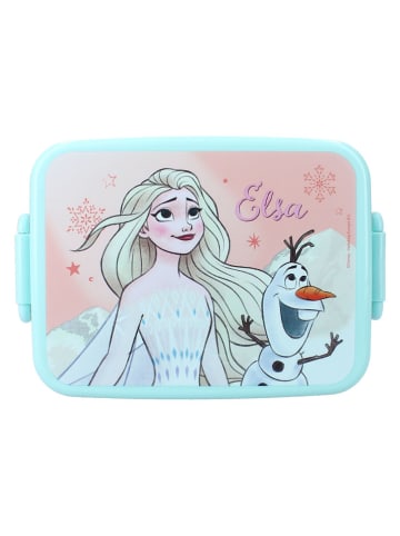 Disney Frozen Lunchbox "Frozen II Let's Eat!" lichtroze/lichtblauw - (L)16 x (B)13 x (H)5 cm