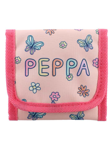 Peppa Pig Portemonnee "Peppa Pig I love This!" lichtroze/roze - (L)10 x (B)10 cm