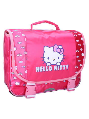 Hello Kitty Tornister "Hello Kitty Follow The Rainbow" w kolorze różowym - 38 x 33 x 12 cm