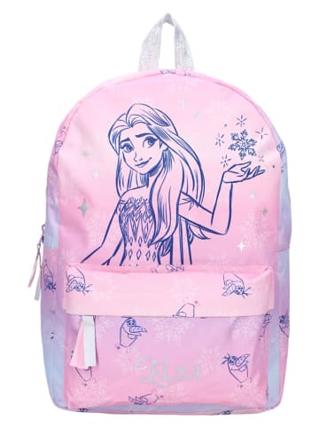 Disney Frozen Plecak "Frozen II Glowing Lights" w kolorze jasnoróżowym - 25 x 36 x 12 cm