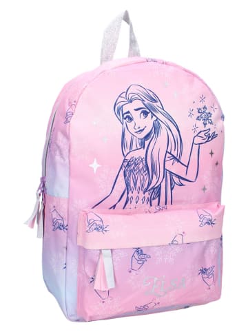 Disney Frozen Plecak "Frozen II Glowing Lights" w kolorze jasnoróżowym - 25 x 36 x 12 cm