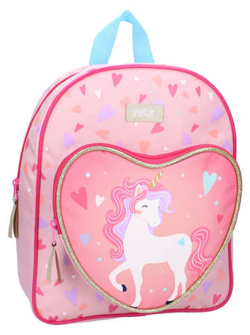 Prêt Plecak "Prêt Happy Go Lucky" w kolorze jasnoróżowym - 25 x 30 x 11 cm