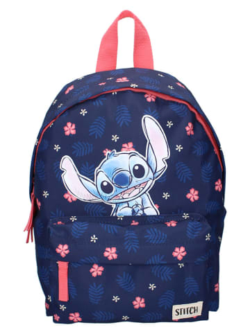 Lilo & Stitch Rugzak "Stitch Made For Fun" blauw - (L)22 x (H)31 x (D)9 cm